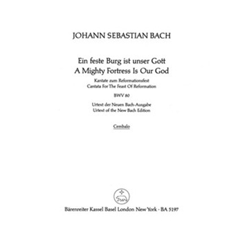 A Mighty Fortress is Our God BWV 80 -Cantata for the Feast of Reformation- by Bach Johann Sebastian for