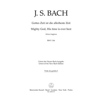 Mighty God His time is ever best BWV 106 "Actus tragicus" by Bach Johann Sebastian for