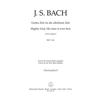 Mighty God His time is ever best BWV 106 "Actus tragicus" by Bach Johann Sebastian for