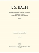 Bereitet die Wege bereitet die Bahn BWV 132 -Cantata for the 4th Sunday of Advent- by Bach Johann Sebastian for