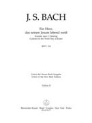 Ein Herz das seinen Jesum lebend wei? BWV 134 -Cantata for Easter Tuesday- (third version) by Bach Johann Sebastian for