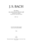 Ein Herz das seinen Jesum lebend wei? BWV 134 -Cantata for Easter Tuesday- (third version) by Bach Johann Sebastian for