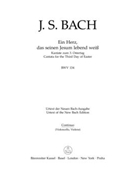 Ein Herz das seinen Jesum lebend wei? BWV 134 -Cantata for Easter Tuesday- (third version) by Bach Johann Sebastian for