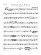 Wake ye maids! hark strikes the hour BWV 140 -Cantata for the 27th sunday after Trinity- by Bach Johann Sebastian for