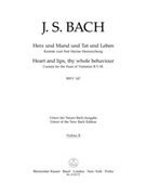 Heart and lips thy whole behaviour BWV 147 -Cantata for the Feast of Visitation B. V. M.- by Bach Johann Sebastian for