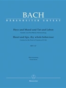 Heart and lips thy whole behaviour BWV 147 -Cantata for the Feast of Visitation B. V. M.- by Bach Johann Sebastian - Kroupova Olga - for SSolo/ASol