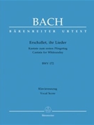 Erschallet ihr Lieder BWV 172 -Cantata for Whitsunday- (C major version) by Bach Johann Sebastian - Kilian Dietrich - for SSolo/ASol