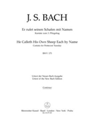 He called His own sheep each by name BWV 175 -Cantata for Whit Tuesday- by Bach Johann Sebastian for