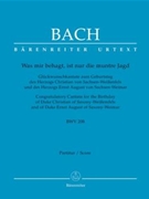 Cantata #208 by Bach Johann Sebastian for Score