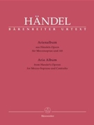 Aria Album (Arienalbum) by Handel George Frideric - Mezzo/Contralto - for Vocal Solo