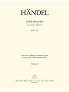Zadok the priest HWV 258 -Coronation Anthem- by Handel George Frideric for