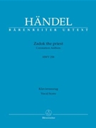 Zadok the priest by Handel George Frideric - Blaut/Kohs - for SSAATBB