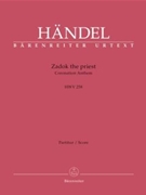 Zadok the priest HWV 258 -Coronation Anthem- by Handel George Frideric for Mixed Choir