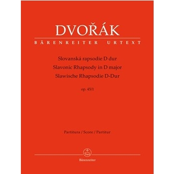 Slavonic Rhapsody Nr. 1 D major op. 45 by Dvorak Antonin for Fl-Piccolo/2F