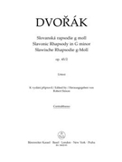 Slavonic Rhapsody G minor op. 45/2 by Dvorak Antonin for