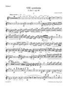 Symphony Nr. 8 G major op. 88 by Dvorak Antonin for Fl1/Fl2(Fl