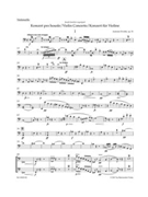 Concerto for Violin and Orchestra A minor op. 53 by Dvorak Antonin for