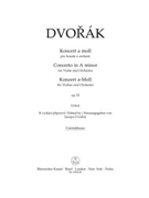 Concerto for Violin and Orchestra A minor op. 53 by Dvorak Antonin for