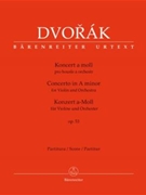 Concerto for Violin and Orchestra A minor op. 53 by Dvorak Antonin for 2Fl/2Ob/2c