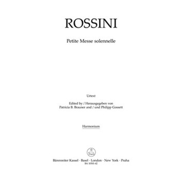 Petite Messe solennelle by Rossini Gioachino for