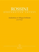 Andantino et Allegro brillante pour Harpe by Rossini Gioachino for Harp