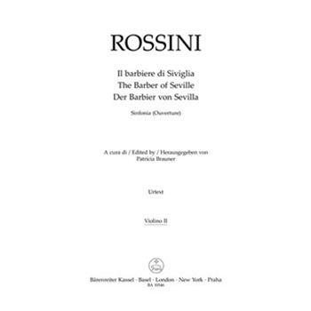 Il barbiere di Siviglia (Der Barbier von Sevilla). Sinfonia (Ouverture) by Rossini Gioachino for