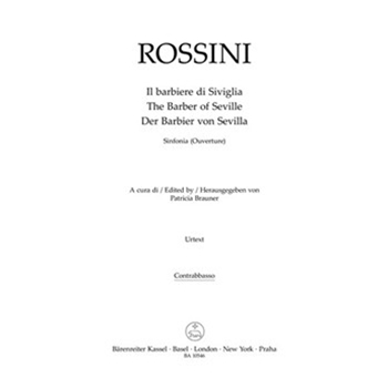 Il barbiere di Siviglia (Der Barbier von Sevilla). Sinfonia (Ouverture) by Rossini Gioachino for