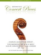 Concerto No. 9 A minor Op. 104 by de Beriot Charles-Auguste for Violin/pn