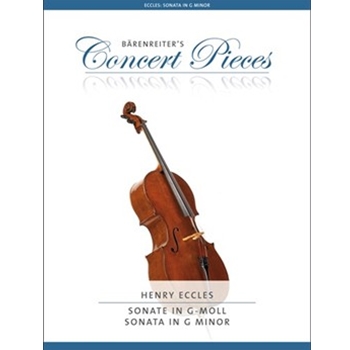 Sonata in G minor by Eccles Henry - Sassmannshaus Chris - for Cello