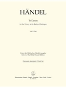 Te Deum for the Victory at the Battle of Dettingen HWV 283 by Handel George Frideric for Ob1/Ob2/ba