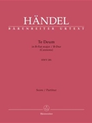 Te Deum B-Dur HWV 281 (Cannons) by Handel George Frideric for Mixed Choir