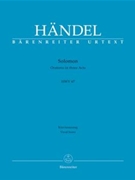 Solomon HWV67 by Handel George Frideric - Kohs Andreas - for Vocal Scor