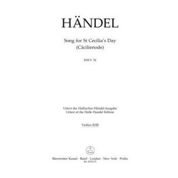 Song for St Cecilia´s Day HWV 76