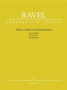 Valses Nobles et Sentimentales by Ravel Maurice for Piano