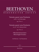 Sonata quasi una Fantasia Opus 27 #1; Opus 27 #2 (Moonlight) by Beethoven Ludwig van - Del Mar Jonathan - for Piano