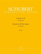 Sonate for Piano B-flat major D 960 by Schubert for Piano