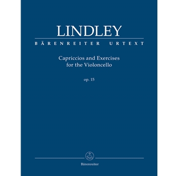 Capriccios and Exercises for the Violoncello op. 15 by Lindley Robert for Cello