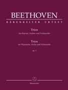 Trios for Pianoforte, Violin and Violoncello opus 1