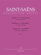 Sonata #1 for Violin and Piano in D minor Opus 75