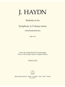 Symphony F-sharp minor Hob. I:45 "Farewell Symphony" by Haydn Joseph for