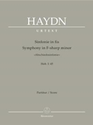 Symphony F-sharp minor Hob. I:45 "Farewell Symphony" by Haydn Joseph for 2Ob/bassoo