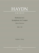 Symphony C major Hob. I:48 "Maria Theresia" by Haydn Joseph for 2Ob/bassoo