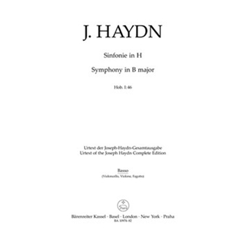 Symphony B major Hob. I:46 by Haydn Joseph for