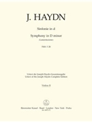 Symphony D minor Hob. I:26 "Lamentazione" by Haydn Joseph for