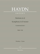 Symphony D minor Hob. I:26 "Lamentazione" by Haydn Joseph for 2Ob/2Hn/2V