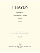 Symphony G major Hob. I:92 "Oxford" by Haydn Joseph for
