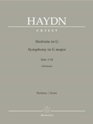 Symphony G major Hob. I:92 "Oxford" by Haydn Joseph for Fl/2Ob/bas
