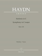 Symphony C major Hob. I:90 by Haydn Joseph for Fl/2Ob/bas