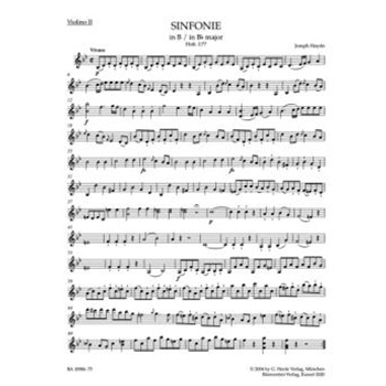 Symphony in B-flat major Hob. I:77