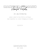 An die Entfernte (2007/2014) -Seven lieder for high voice and piano after poems by Johann Wolfgang v by Trojahn Manfred for high Voice